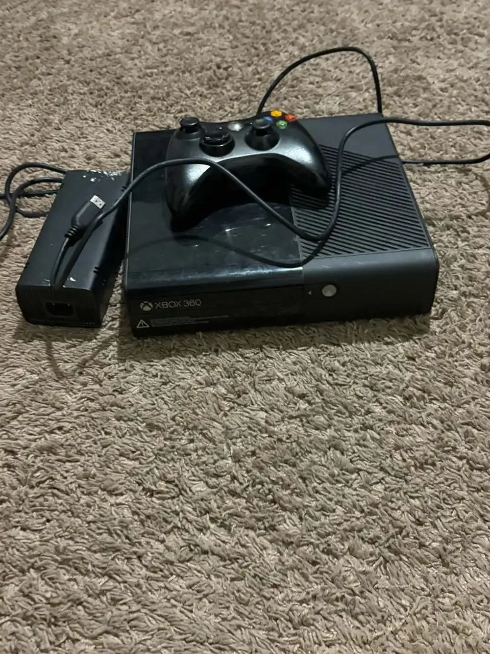 Microsoft Xbox 360 E Console Bundle with Controller and Power Supply